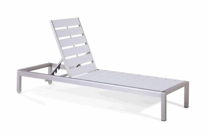 Solsäng vit nardo 64|198 cm