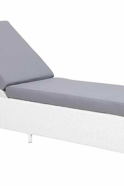 Solsäng vit turin ii 65|201 cm - chilli