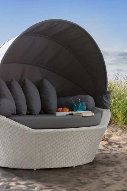 Solsäng sylt 127|165 cm - vit