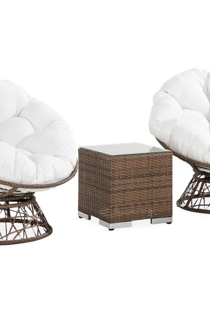 Caféset cozy + 2 cozy fåtöljer - sand