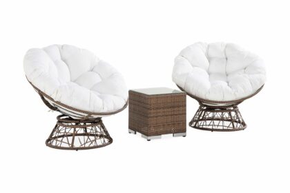 Caféset cozy + 2 cozy fåtöljer - sand