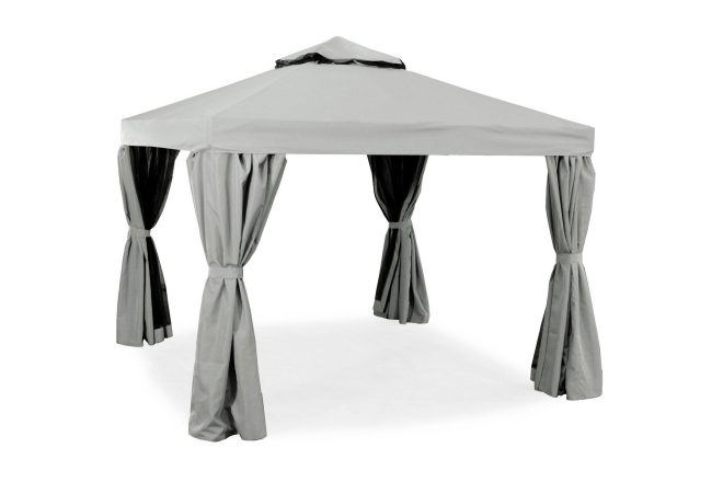 Paviljong luxor 300x300 cm grå - hillerstorp