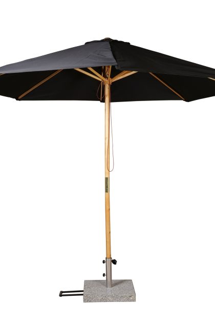 Ixos parasoll 300 cm svart/natur - venture home