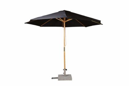 Ixos parasoll 300 cm svart/natur - venture home