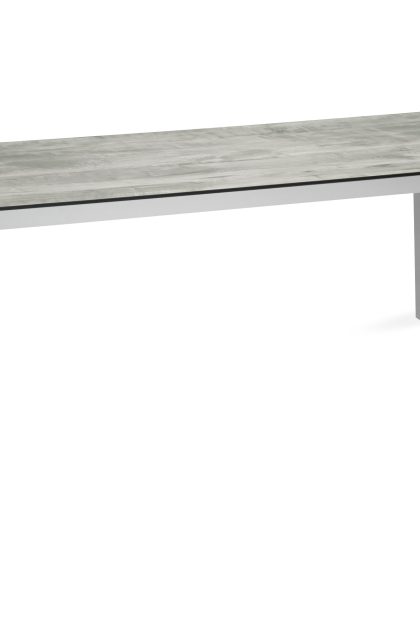 Llama matbord utomhus 205 cm - vit/grå