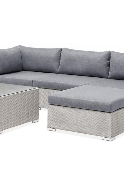 Loungegrupp utomhus holters konstrotting - grå