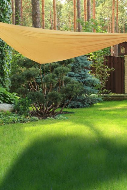 HI Solsegel trekantigt 3x3 m beige - Beige