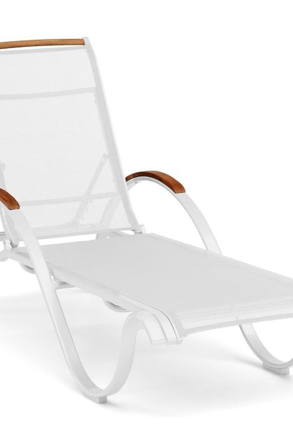 Solsäng nydala vit/teak - hillerstorp