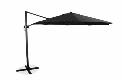 Hängparasoll xl 350cm - svart