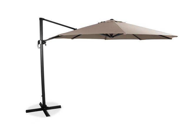 Hängparasoll xl 350cm - beige