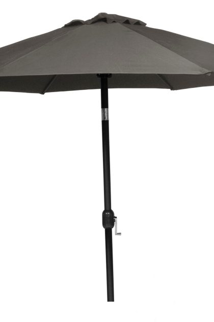 Parasoll hillerstorp 300 cm alu grå - aluminium och polyester