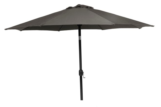 Parasoll hillerstorp 300 cm alu grå - aluminium och polyester