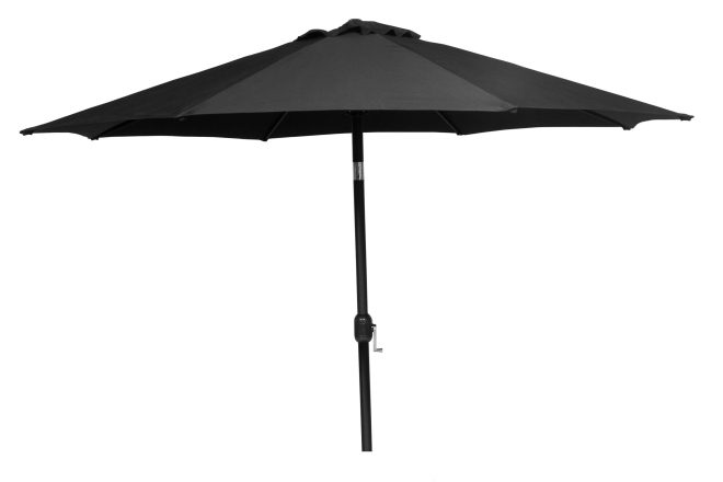 Parasoll hillerstorp 300 cm alu svart - aluminium och polyester
