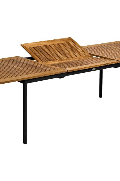 Hillerstorp matbord utomhus nydala 96 cm svartvit - svartvit