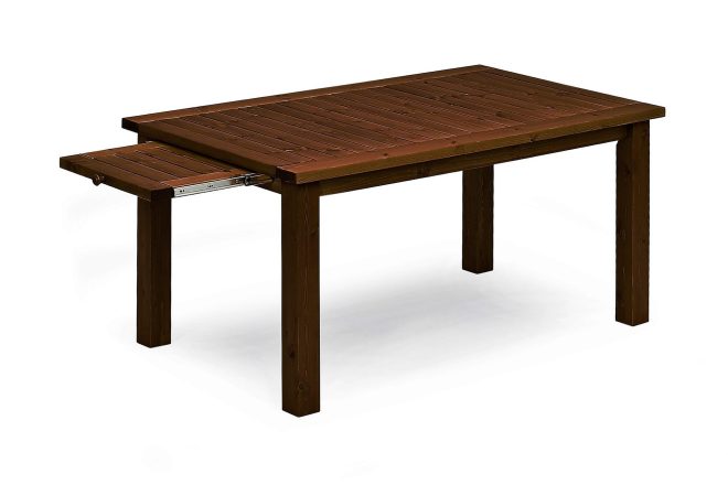 Modena utebord 90x150/185x74 valnÖt - bord