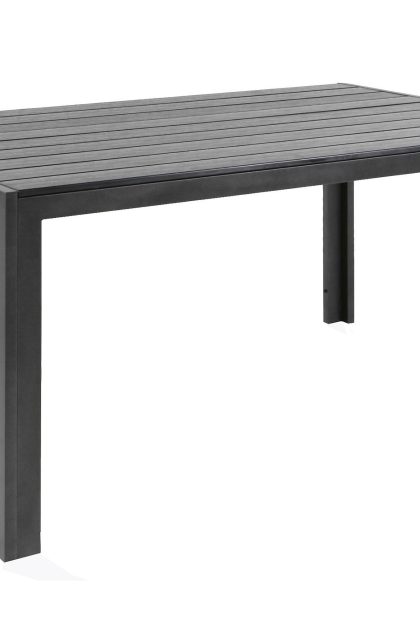 Matbord utomhus tunis 205x90 cm - svart