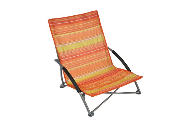 Hi hopfällbar strandstol orange 65x55x25/65cm - orange