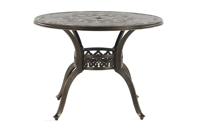 Matbord utomhus scario runt 100 cm - brun