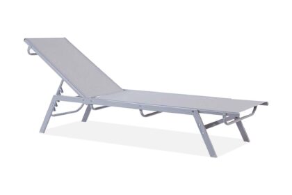 Grå solsäng 197 cm - tawonna