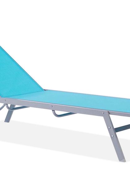 Blå solsäng tawonna 197 cm