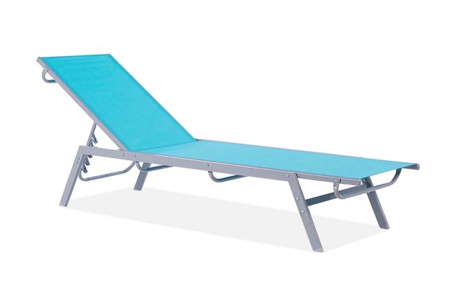 Blå solsäng tawonna 197 cm