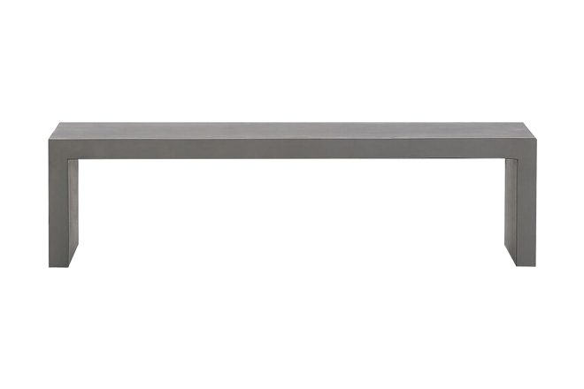 Trädgårdsbänk talsano 150 cm - grå