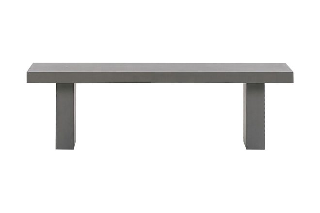 Trädgårdsbänk talsano 150 cm - grå