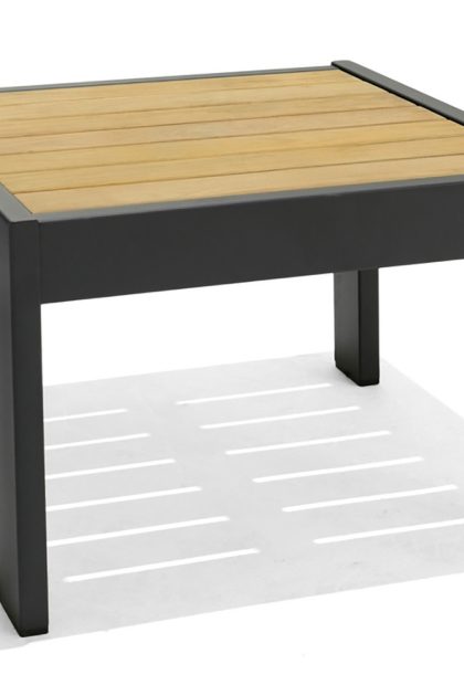 Cafébord palau 63 cm - trä/grå