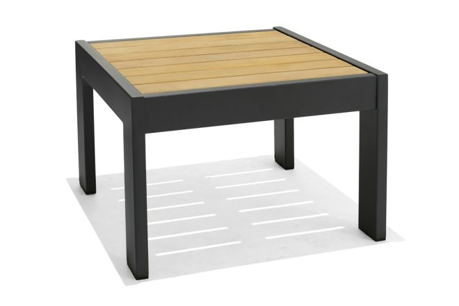 Cafébord palau 63 cm - trä/grå