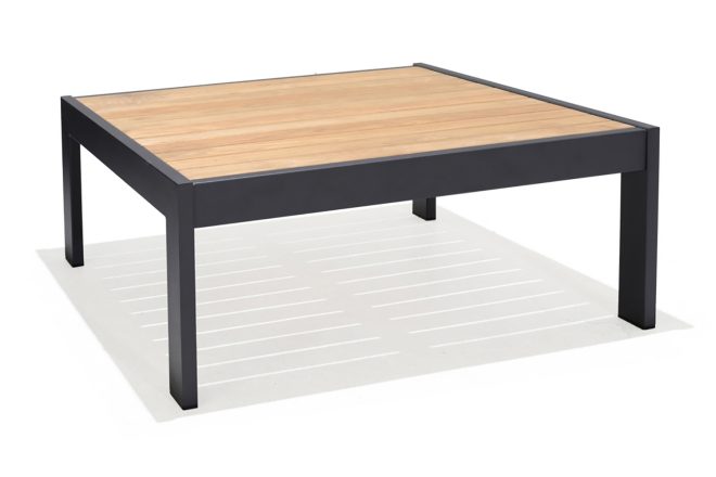 Cafébord palau 103 cm - trä/grå