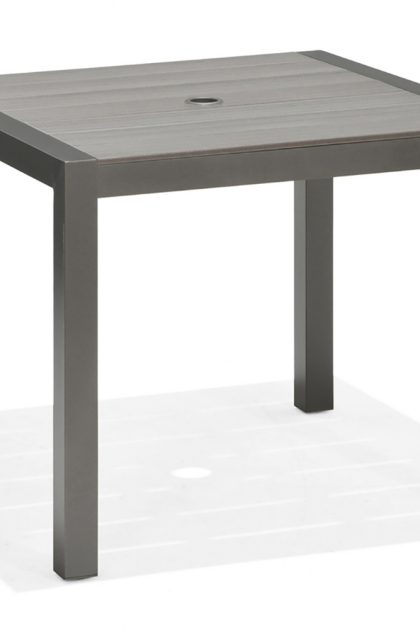 Matbord utomhus solana 88 cm - grå