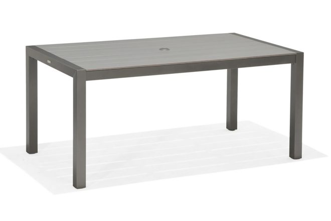 Matbord utomhus solana 160 cm - grå