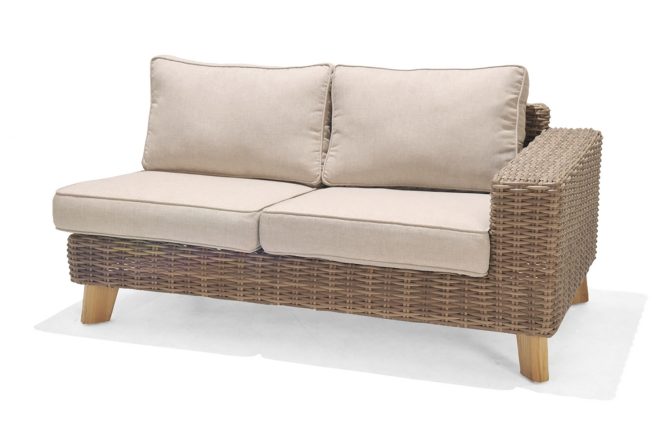 2-sits utesoffa bahamas vänster - beige