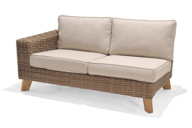 2-sits utesoffa bahamas höger - beige