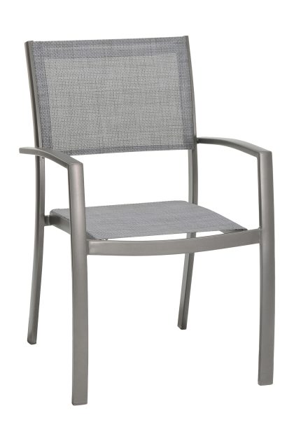 Matstol utomhus solana - grå