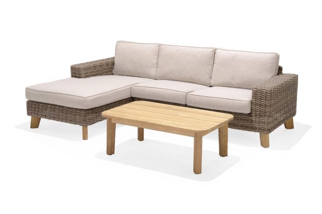 Loungegrupp utomhus bahamas 4-sits - beige