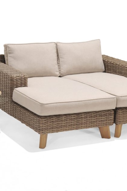 Loungegrupp utomhus bahamas 2-4-sits - beige