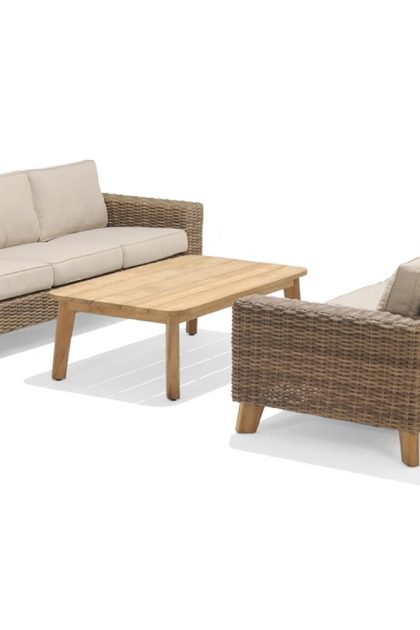 Loungegrupp utomhus bahamas 6-sits - beige