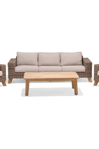 Loungegrupp utomhus bahamas 5-sits - beige