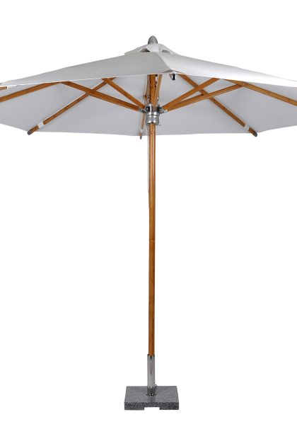 Parasoll lyon 300 cm olefin offwhite - fritab