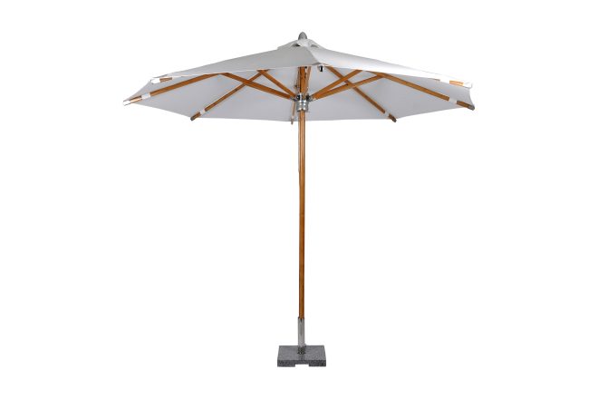 Parasoll lyon 300 cm olefin offwhite - fritab