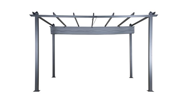 Lazio Pergola 295x395 cm - Svart/Grå