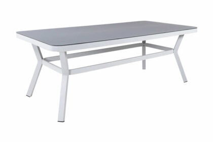 Virya matbord utomhus 200 cm - vit/grå