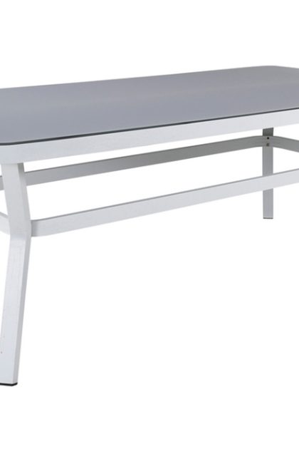 Virya matbord utomhus 200 cm - vit/grå