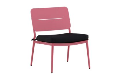 Lina loungestol utomhus med dyna - rosa