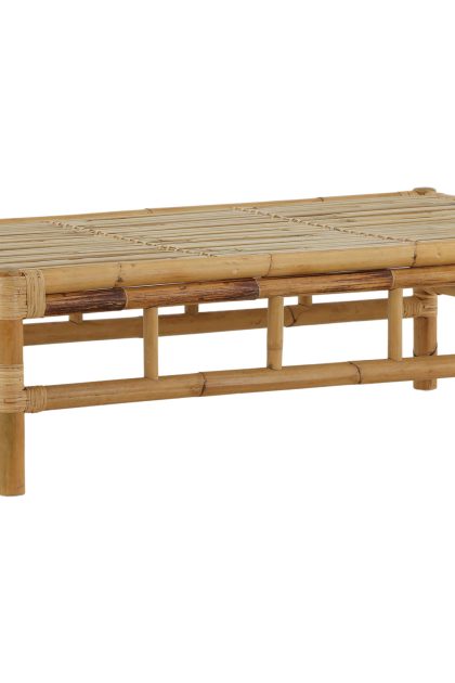 Cane soffbord 120 cm - trä/natur