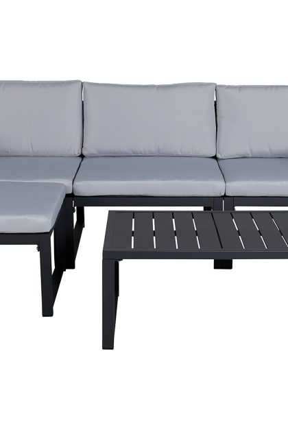 Salvador loungegrupp utomhus - grå/svart