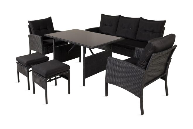 Knock soffgrupp utomhus svart - venture home