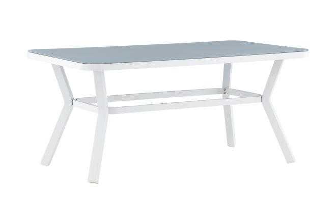 Virya matbord utomhus 160 cm - vit/grå