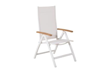 Panama light positionsstol - vit